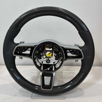 Volant en fibre de carbone pour Porsche 911 996 Cayenne 958 718 Boxster 918 Cayman Macans Panamera Taycan GT3 RS 970 GT2RS