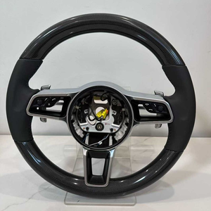 Volant en fibre de carbone pour <span class=keywords><strong>Porsche</strong></span> 911 996 Cayenne 958 718 Boxster 918 Cayman Macans Panamera Taycan <span class=keywords><strong>GT3</strong></span> <span class=keywords><strong>RS</strong></span> 970 GT2RS - Product Image 3