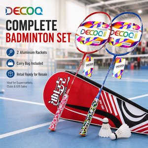 <span class=keywords><strong>Raquette</strong></span> de <span class=keywords><strong>badminton</strong></span> professionnelle de haute qualité, tissée, résistante, en aluminium, fibre de carbone, poignée souple en PU, ensemble pour 2 joueurs - Product Image 4