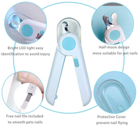 Coupe-ongles pour animaux de compagnie UMIONE personnalisé en usine avec lumière LED, outil de coupe-ongles sûr pour animaux, ciseaux pour griffes de chat et de chien, fournitures pour animaux de compagnie