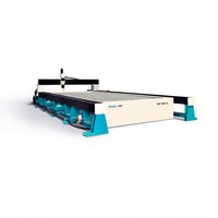 Machine de découpe à jet d'eau CNC haute précision pour usage intensif, avec moteur de pompe à entraînement direct, pour plaques d'acier de 300 mm d'épaisseur, en langue russe