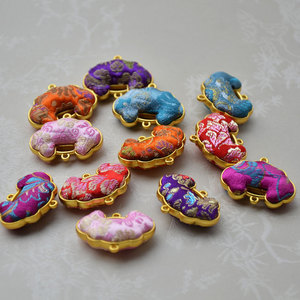 Song Brocade Ruyi Lock Charms Zinc Alloy Handmade Pendant Gift <b>Keychain</b> Accessory Spring 2025 Lianyungang - Product Image 4