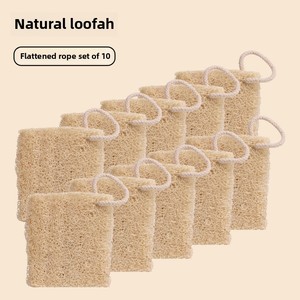 Esponja de Luffa Natural Ecológica Zenidoo, Paño para Fregar Platos, 10 cm, con Más del 80% de Ingredientes Activos para la Limpieza de la Cocina - Product Image 5