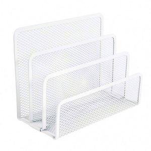 3 Tier Mesh Metal Desk Rack Organizer <b>File</b> Rack Letter A4 Papers <b>Documents</b> Holder Desk Organizer - Product Image 4