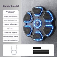 Cible de boxe électronique intelligente pour entraînement, équipement de démarrage, mini-pad de frappe, avec musique, pour salle de sport, modèle noir JH-1106