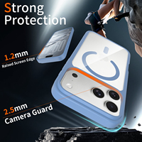 Nouvelle Coque Magnétique Transparente pour iPhone 18 17 Pro Max, Anti-Jaunissement, Fine, Légère, Antichoc, Vente en Gros