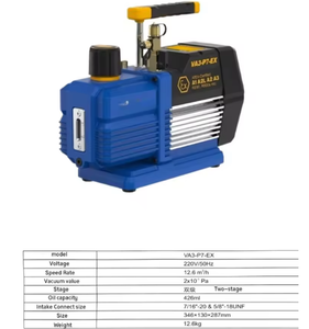 Bomba de Aire Industrial VA3-P7-<span class=keywords><strong>EX</strong></span> 220V/50hz, 12.6 Metros Cúbicos/h, Bomba de Vacío de Dos Etapas a Prueba de Explosiones, Resistente a la Corrosión Eléctrica - Product Image 6