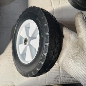 8 Inch 8x1.75 Roda De Borracha Sólida <span class=keywords><strong>Semi</strong></span> Pneumático Caminhão Substituição Da Roda Giratória Tipo Rodízio Rodas para Carrinho Trolley Transporte - Product Image 4