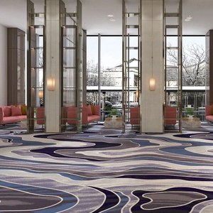 Tapis muraux personnalisés fabriqués à la machine, à poils coupés, ignifuges, adaptés aux animaux domestiques, pour la prière, les restaurants, les salles de banquet, les casinos, en nylon imprimé - Product Image 5