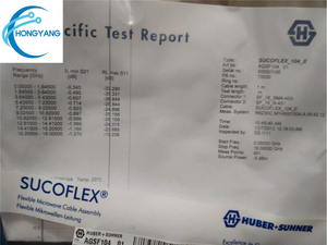 Câble HUBER SUHNER d'origine <span class=keywords><strong>SUCOFLEX</strong></span>_104_E 18G N Revolution SMA 90 degrés 1 mètre - Product Image 2