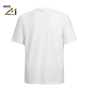 T-shirt décontracté respirant à manches courtes pour homme, coupe classique, 100 % coton biologique épais, 150 g/m², vente en gros OEM - Product Image 3