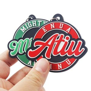 Custom 2D Pvc Keychain Key Chain Logo Soft Rubber Keychains Silicone Keyring Rubber Personalized 3D Customized Key Chain - Product Image 5