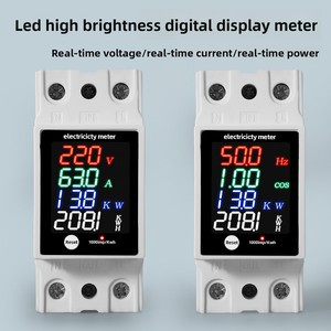 Multifunktions-Digitalanzeigegerät ZS-6035VAKW Spannung Strom Leistungsfaktor Elektrische Energie Echtzeit-Anzeige Intelligenter Chip - Product Image 2