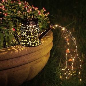 Luces solares de hadas para exteriores, impermeables, IP44, <span class=keywords><strong>cascada</strong></span> de metal y luces colgantes de vid para patio y uso en interiores - Product Image 3