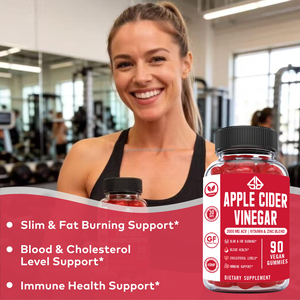 Gummies au vinaigre de cidre de pomme OEM 2000MG ACV – Soutien naturel au contrôle du poids, santé digestive, stimulation métabolique – Végétalien, pour adultes - Product Image 4