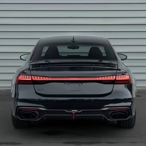 Difusor Trasero Estilo <span class=keywords><strong>RS7</strong></span> en Negro Brillante para <span class=keywords><strong>Audi</strong></span> A7 Sportback (<span class=keywords><strong>C8</strong></span>/4K8) 2019-2025, Alerón Inferior del Parachoques Trasero, Pieza de Carrocería en Resina (FRP) - Product Image 4