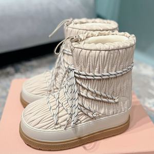 Botas de Nieve Blancas de Diseño Unisex, Tendencia 2026, Botas de Invierno Personalizadas para Mujer, Marca de Lujo, Botas de Nieve Térmicas para Hombre - Product Image 5
