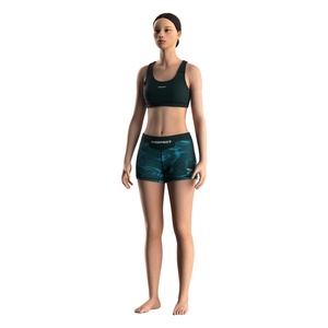 Shorts de Lucha para Mujer, Estilo Vale Tudo, Diseño Anti-Roll, Elásticos en 4 Direcciones, Costuras Planas, Aptos para BJJ y CrossFit - Product Image 2