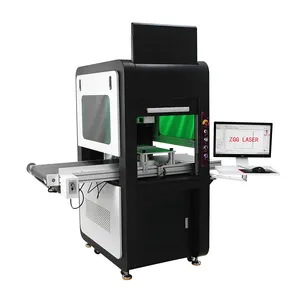 Máy tính để bàn mopa sợi nguồn kèm theo 100W sợi Laser đánh dấu Máy Kim Loại vòng cổ Tên máy cắt