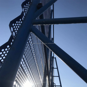910Mm Tres Picos de potencia de perforada de Metal Pantalla de viento <span class=keywords><strong>polvo</strong></span> proteger cerca de la fábrica de azúcar - Product Image 2