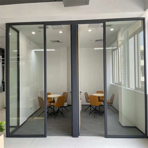 Parete Divisoria in Vetro Singolo da 60mm con Telaio Sottile da 30mm, Design Moderno Ecologico e Durevole per Spazi Commerciali e Uffici - Product Image 5