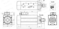 Moteur de broche CNC JLE HQD 4,5 kW 220 V 380 V, refroidi par air, ER32 7008 7002, pour gravure sur bois et routeur
