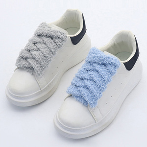 WEGOODZF - Cordones Planos y Esponjosos de Alta Calidad de 1.5 cm, Estilo Casual y Moderno, con Bolsa para Guardar los Cordones, para Zapatillas Deportivas - Product Image 5