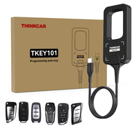 THINKCAR TKEY 101 Programmeur de clés avec 6 télécommandes et prise en charge de la puce Super Chip, lecture et écriture de données antivol universelles intelligentes TKEY101