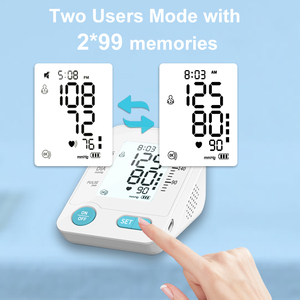 휴대용 자동 디지털 혈압 모니터 혈압계 BP 모니터 혈압 전자 혈압 기계 - Product Image 2