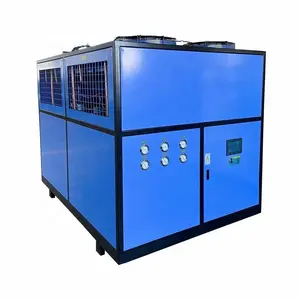 80000 Kcal/h 90KW 냉각 용량 30hp 공냉식 산업용 물 냉각기 플라스틱 용