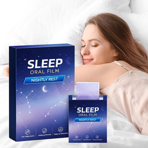 Tiras Orales para Dormir, Ingredientes Naturales, Disolución Rápida, Calma <span class=keywords><strong>la</strong></span> <span class=keywords><strong>Mente</strong></span>, Relaja el Cuerpo, Apoyo para el Sueño - Product Image 1