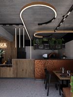 Lámpara Colgante LED Circular Moderna en Dorado, Negro y Plateado, Estilo Industrial Creativo para Oficinas, Tiendas, Vestíbulos y Proyectos