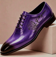 2026 Neue Cross-Border Formelle Herrenschuhe Britischer Stil Vollnarbenleder Echtleder Hochwertige Business-Casual Anzugschuhe