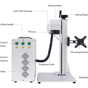 Máy Khắc Laser Co2 30W Mới Cho Logo Số Sê-ri Trên Gỗ Cao Su Nhựa Và Máy Tạo Logo Vật Liệu Phi Kim Loại Khác - Product Image 5