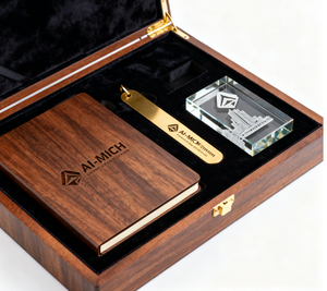 AI-MICH Tùy Chỉnh Sinh Thái Thân Thiện Với Gói Chăm Sóc Lưu Niệm Rượu Vang Nhật Ký Ô Golf Công Ty Mới Bộ Quà Tặng Với Logo Cho Giám Đốc Điều hành - Product Image 3