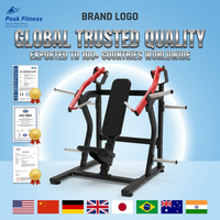 Machine de musculation commerciale inclinée pour la poitrine, équipement robuste pour l'entraînement de la force des membres supérieurs en salle de sport