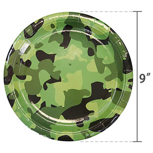 Military Camouflage Tablecloth Disposable <b>Birthday</b> Party Decoration Set For Children 5-7 Years - Product Image 3