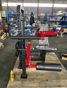 Attrezzo Palestra Commerciale 2 in 1 per <span class=keywords><strong>Esercizi</strong></span> <span class=keywords><strong>Gambe</strong></span> a Doppia Funzione con Pacco Pesi Seated Leg Extension e Leg Curl - Product Image 5