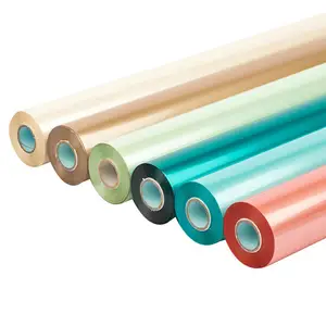 Fabrik lieferant Perlweiß Farben Wärme übertragungs folie Heiß stempel folie verschwinden für Papier und Kunststoff Perlmutt folie