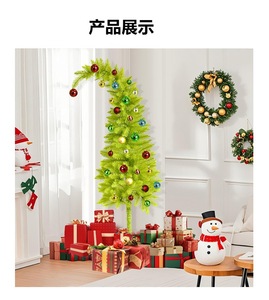 Supporto in PVC Verde da 150cm <span class=keywords><strong>per</strong></span> <span class=keywords><strong>Albero</strong></span> <span class=keywords><strong>di</strong></span> <span class=keywords><strong>Natale</strong></span> con Luci Multicolore Controllate da Telecomando <span class=keywords><strong>per</strong></span> Feste Natalizie - Product Image 5