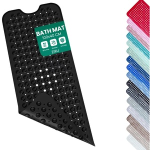 <span class=keywords><strong>Tappetino</strong></span> Antiscivolo per Vasca e Doccia 39"x16", Protezione Superficiale Rinforzata, Morbido <span class=keywords><strong>sotto</strong></span> i Piedi, Grandi Fori di Drenaggio - Product Image 1
