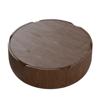Table basse portable d'extérieur/d'intérieur, design moderne en bois grainé, robuste, en oxyde de magnésium (MGO), réglable, pour salon