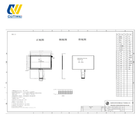 Écran LCD TFT 7 pouces lisible en plein soleil CTW 800x480 RGB-50 Tablette robuste pour utilisation en extérieur