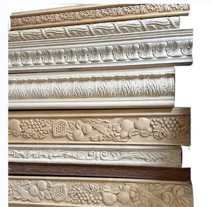 Groothandel 96 Inch Interieur Decoratieve Gesneden Hout Mouldings