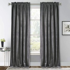 Tenda in tessuto oscurante pronta all'uso <span class=keywords><strong>per</strong></span> <span class=keywords><strong>soggiorno</strong></span> tenda in velluto di flanella dell'hotel drappo decorativo di lusso di qualità - Product Image 4