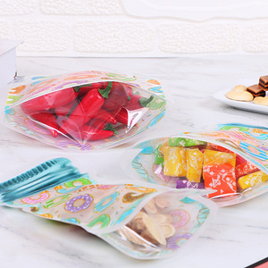 Sachet Mason personnalisé à fenêtre transparente, auto-scellant, composite, autoportant, pour emballage alimentaire, noix et snacks, forme irrégulière - Product Image 4