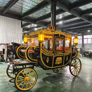 Carruaje Real de Caballos Personalizado Estilo Europeo para Recorridos Turísticos, Bodas y Eventos, Elegante Carroza Tirada por Caballos en Venta - Product Image 3