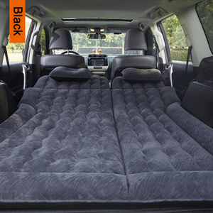 Nem geçirmez Katlanabilir PVC Kaplamalı SUV Araba Seyahat Yatağı Arka Koltuk Örtüsü Şişme İkiz Yatak Hava Yatağı Dalga Tipi - Product Image 4