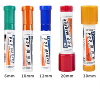 Marqueur POP rechargeable Bview Art 30 mm à pointe plate jumbo