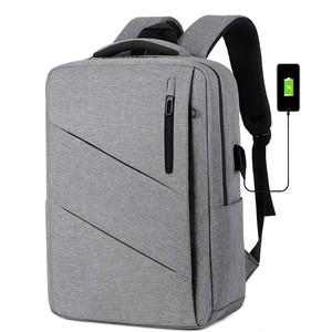 Mochila para ordenador portátil de gran capacidad para hombre, morral de negocios a la moda de marca privada con carga USB, bolsa de ordenador de ocio - Product Image 1